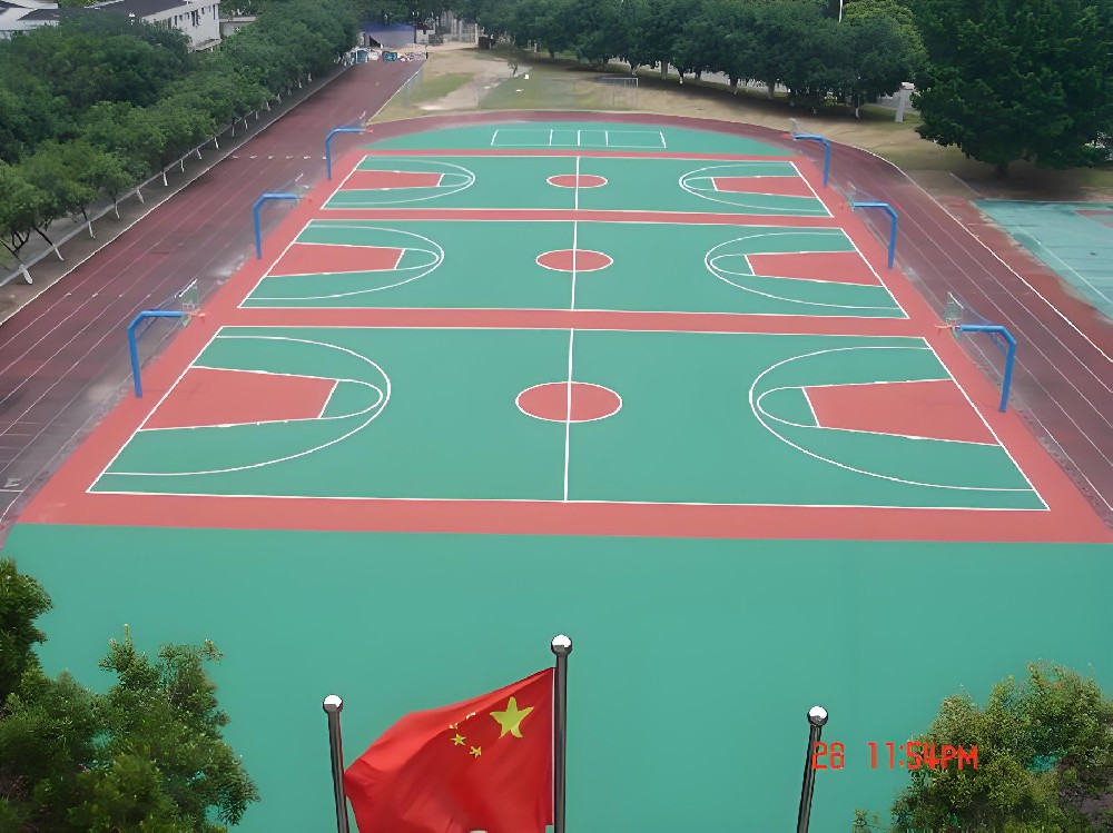 双组份色虎视频APP下载篮球场材料